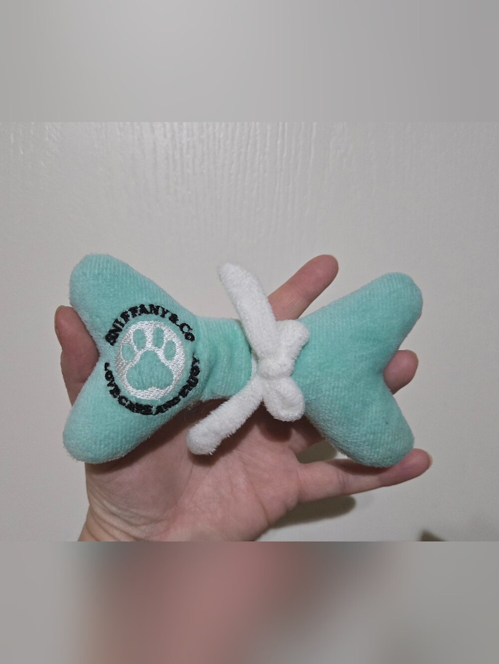 Sniffany & Co Plush Squeak Dog Bone Toy